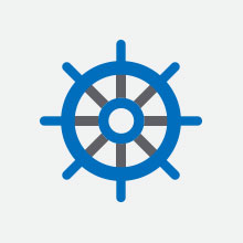 Advanta Medica CEO Ship's Wheel Icon