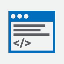 Advanta Medica Web Developer Lines of Code Icon